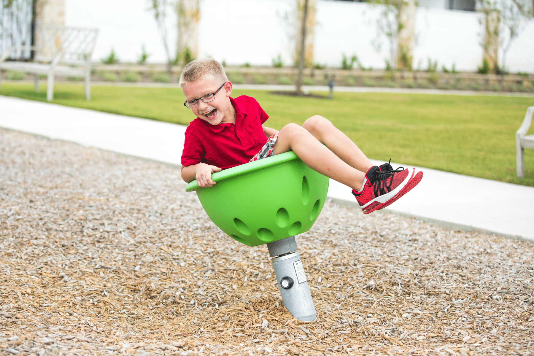 Boy on Playscape